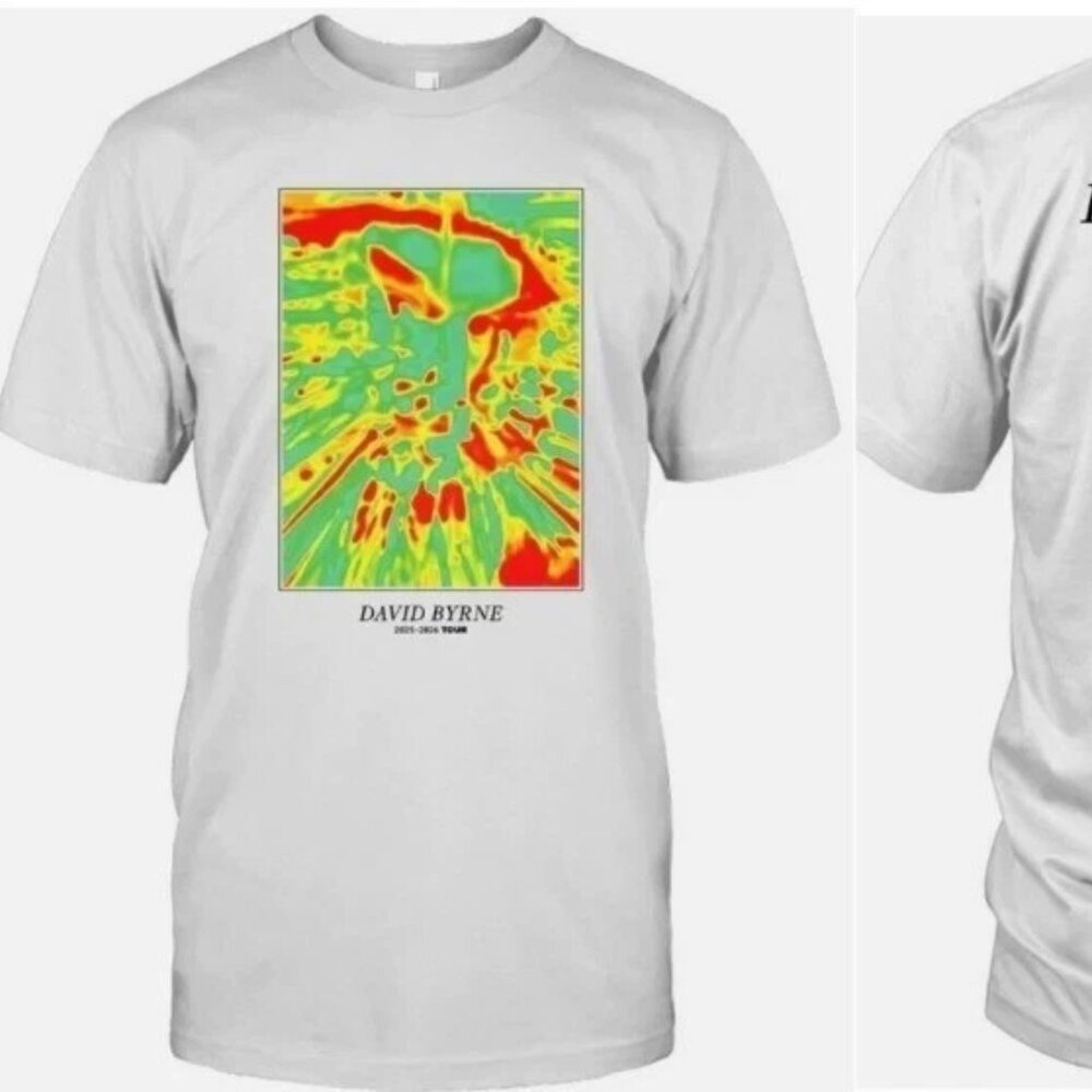 David Byrne Who Is The Sky 2025 2026 Tour Unisex T Shirt 166